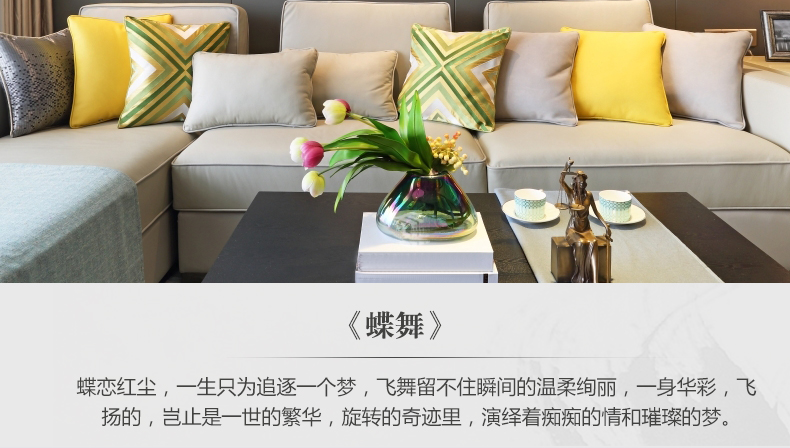 現(xiàn)代輕奢簡歐動物裝飾畫 餐廳蝴蝶標(biāo)本鋁合金框晶瓷畫 純手繪油畫 蝶舞