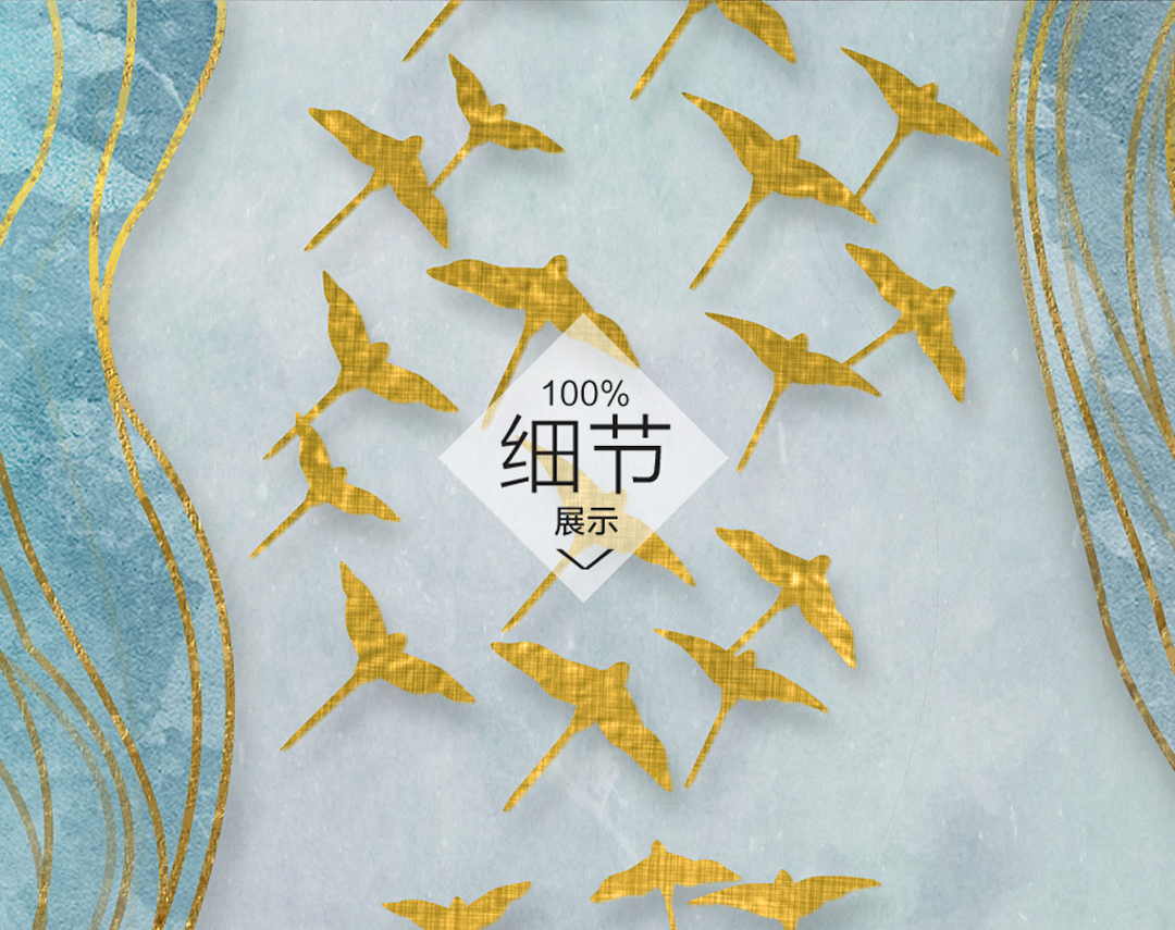 現(xiàn)代簡(jiǎn)約抽象畫(huà) 客廳掛畫(huà) 臥室藝術(shù)裝飾畫(huà) 手繪油畫(huà) 金雁過(guò)境