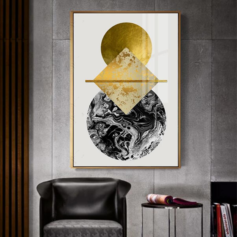 新中式裝飾 畫現(xiàn)代簡約客廳壁畫 走廊過道晶瓷畫 現(xiàn)代簡約輕奢玄關(guān)畫