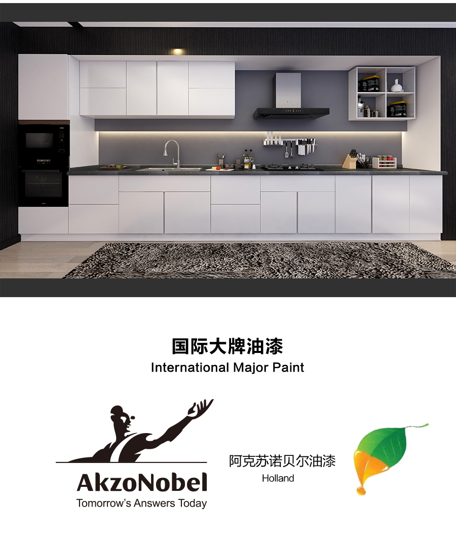 星空梵高定制櫥柜 現代簡約整體定制櫥柜 石英石臺面定制櫥柜 雙飾面-顆?？酒?10定制櫥柜