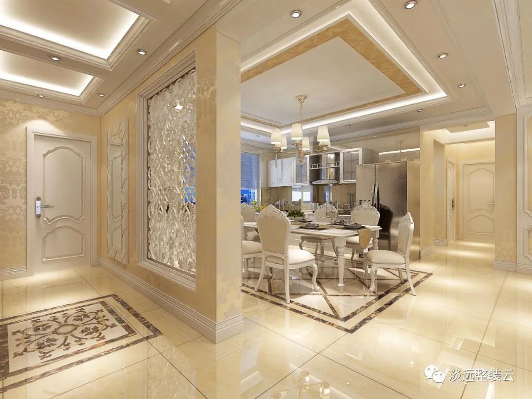 遼陽92平米的簡歐裝修風(fēng)格案例賞析